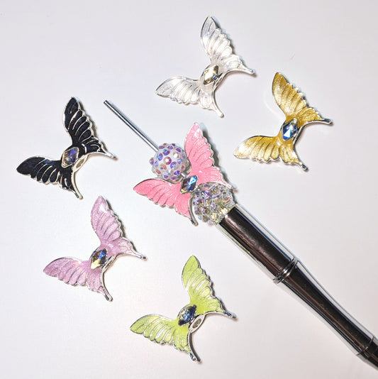 Flügel Schmetterlingsflügel metall in verschiedenen Farben mit Strassstein