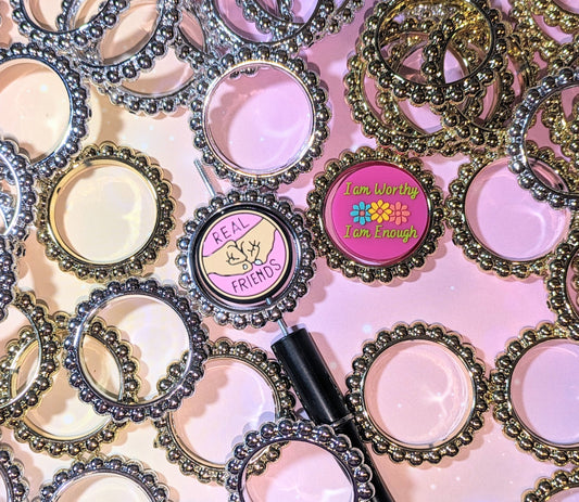 GK04  Rahmen für Focals und Perlen in Gold oder Silber