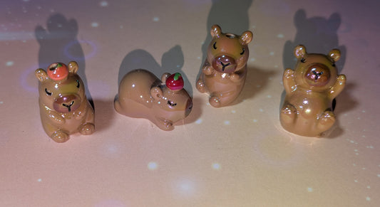 BOX01/B15 3D Perle Capybara in vier verschiedenen Designs