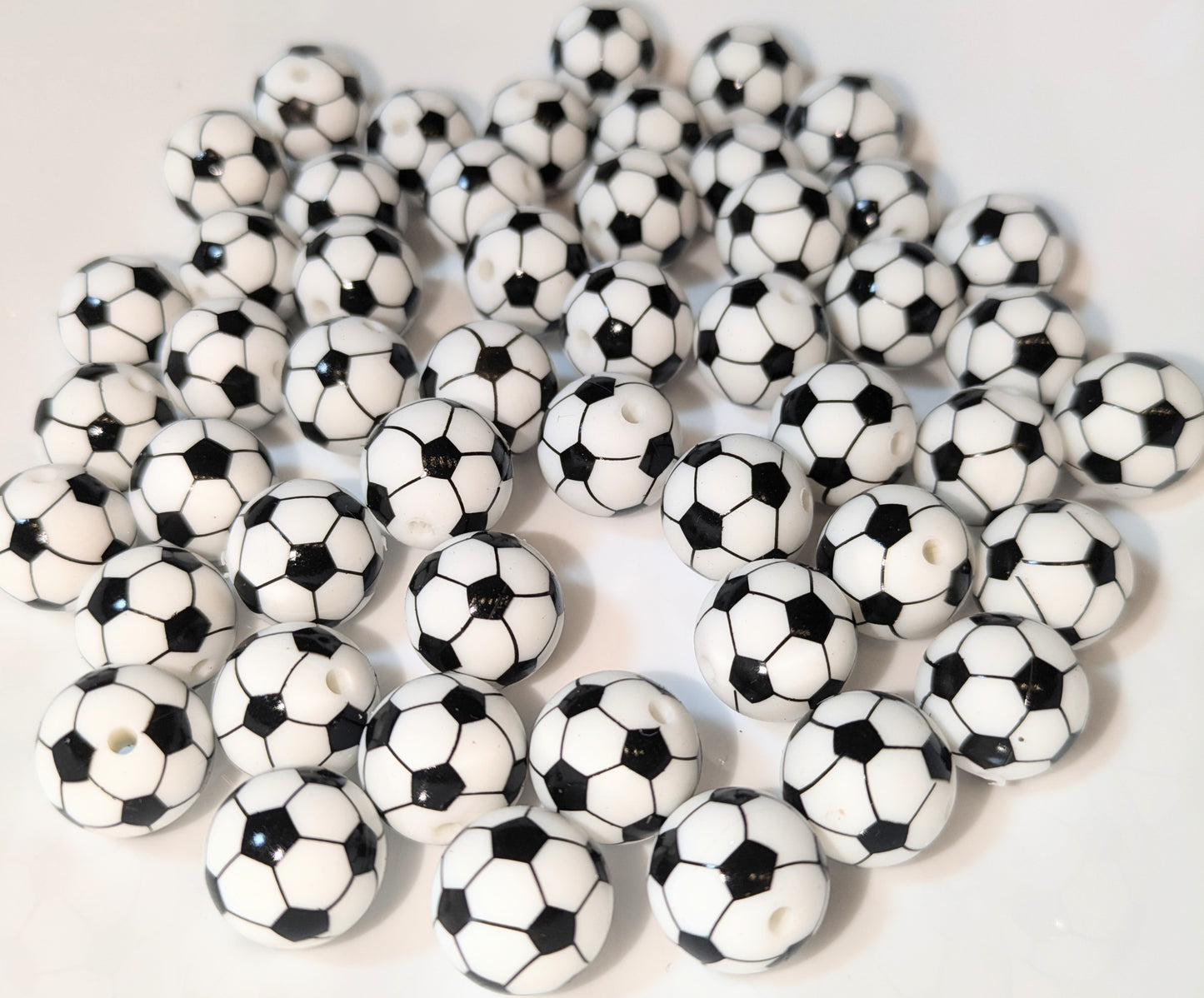 Silikonperle Fußball Sport