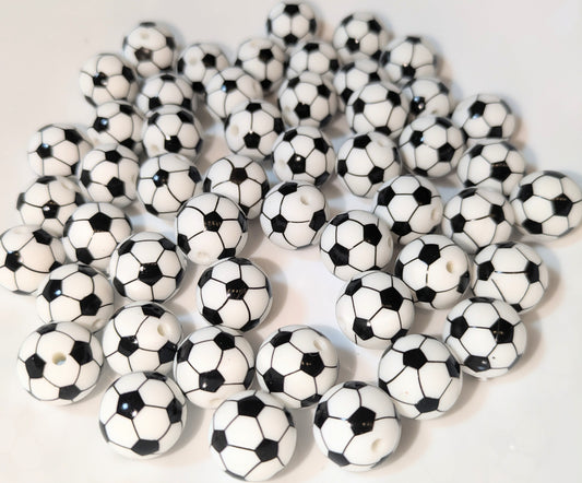 Silikonperle Fußball Sport