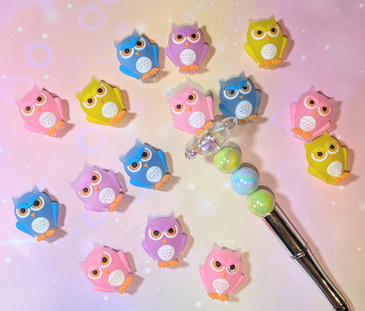 Pentopper / Stiftaufsatz Eule in verschiedenen Farben
