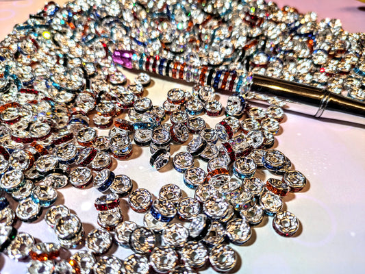 Wk08  8 mm spacer verschiedene Farben