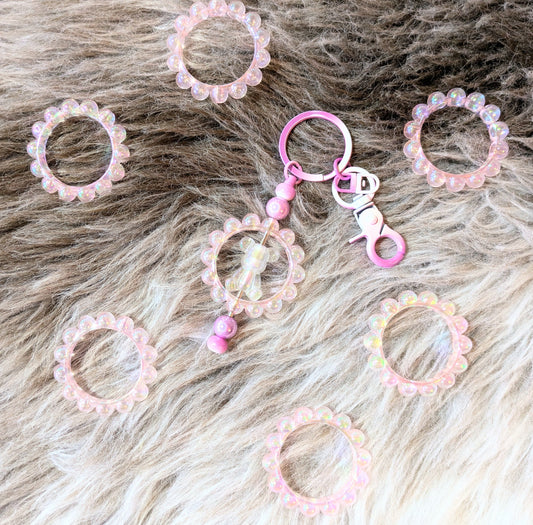 Bezaubernder Goldglitzer Rahmen leuchtet im Dunklen