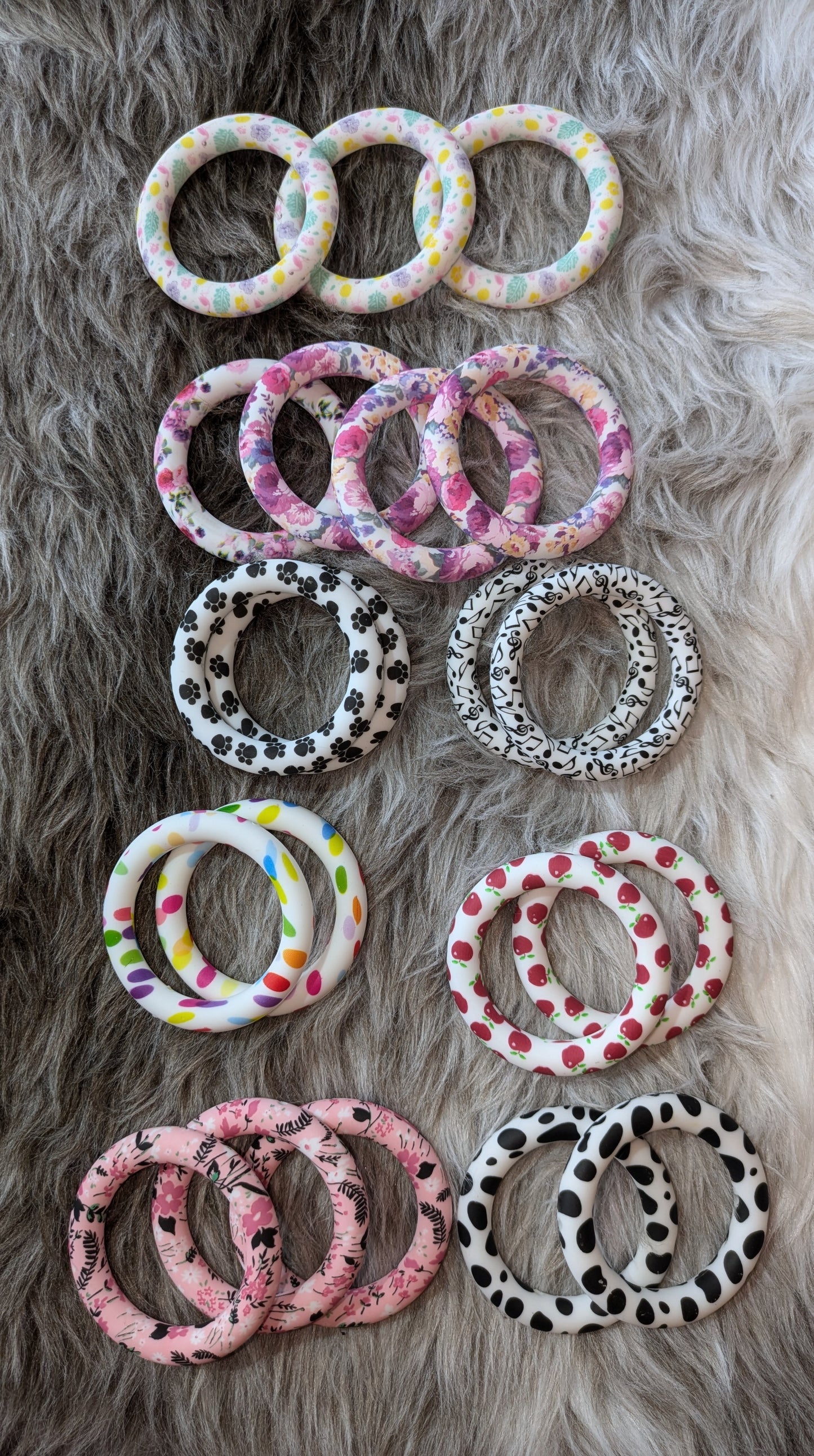 Silikonring in verschiedenen Designs 6,5