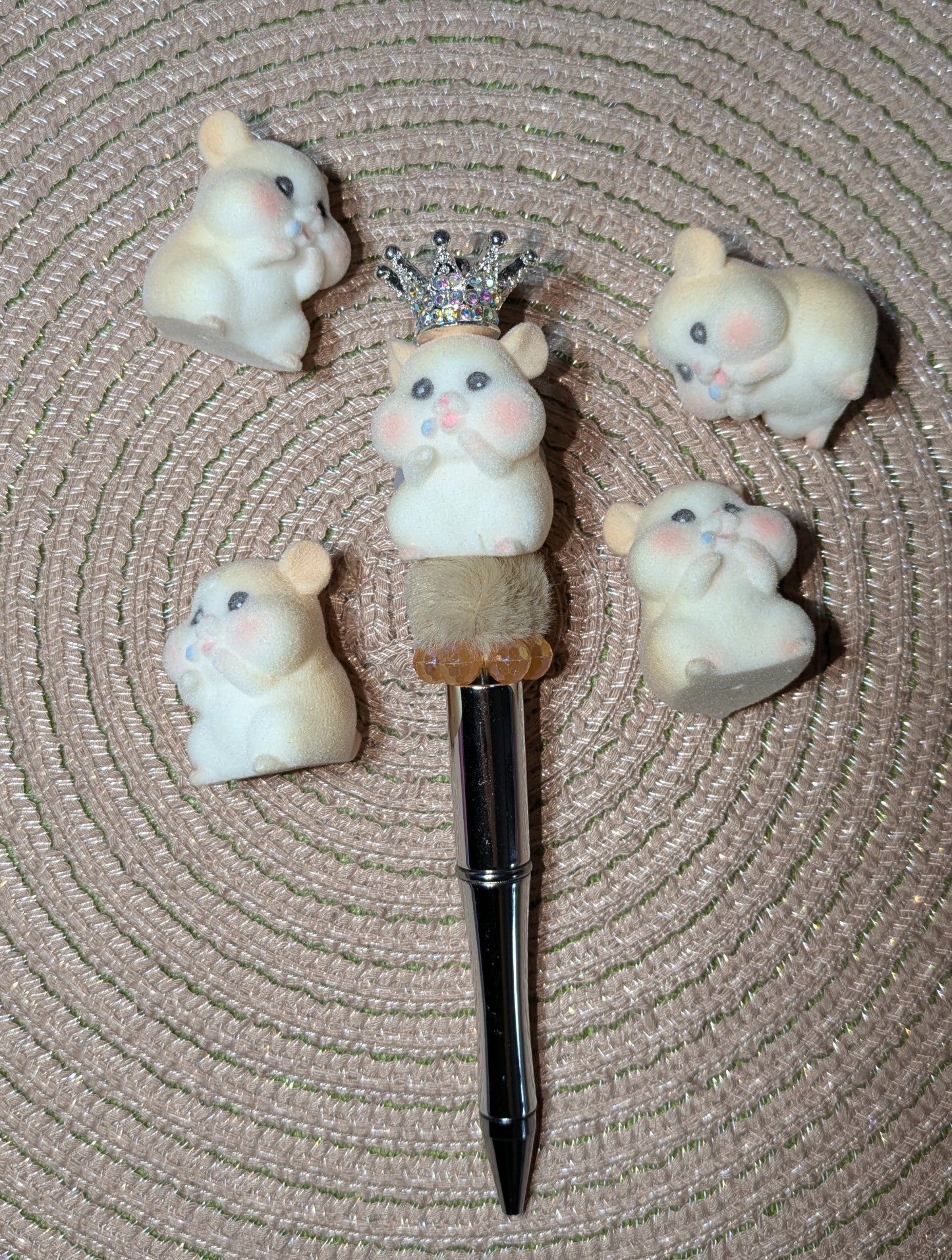 Hamster-Perle mit Flausch