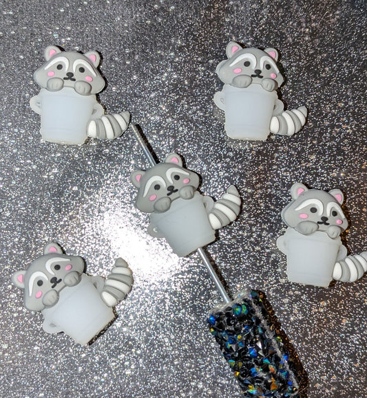 3D Focal Waschbär in Tonne