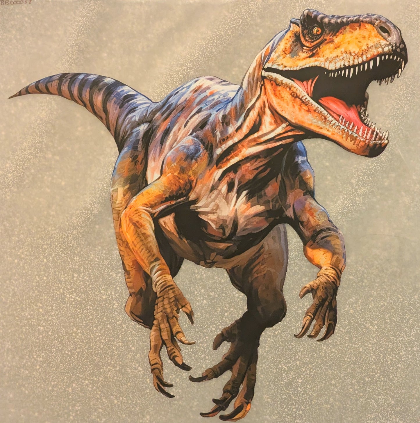 Bügelbild Gr.L " T-Rex Dinosaurier " GBB000058