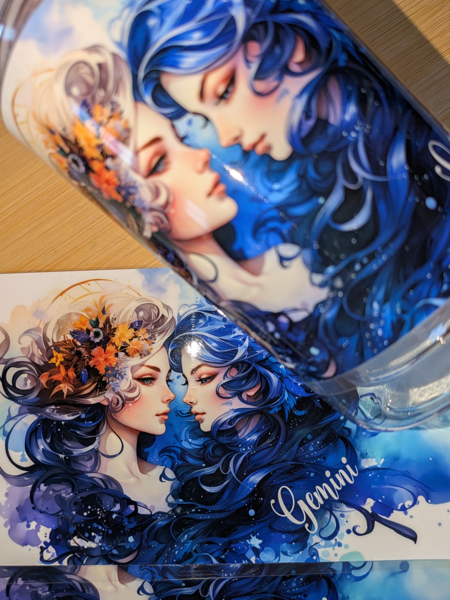 16 oz Aufkleber Sternzeichen Zwilling