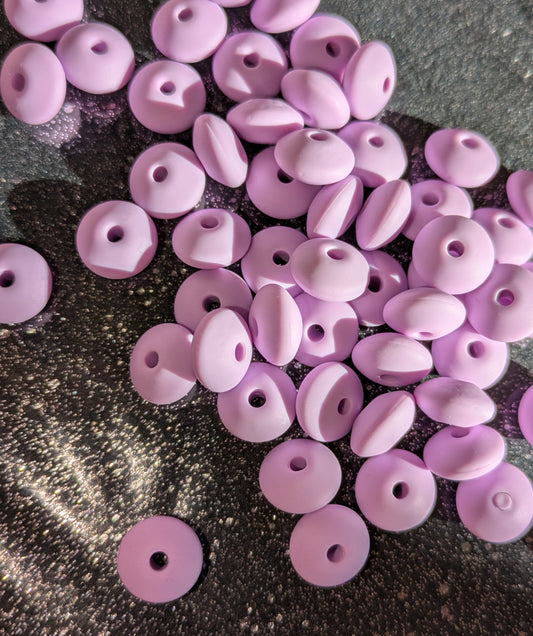 12 mm Silikon Spacer Silikonspacer lila 10 Stück