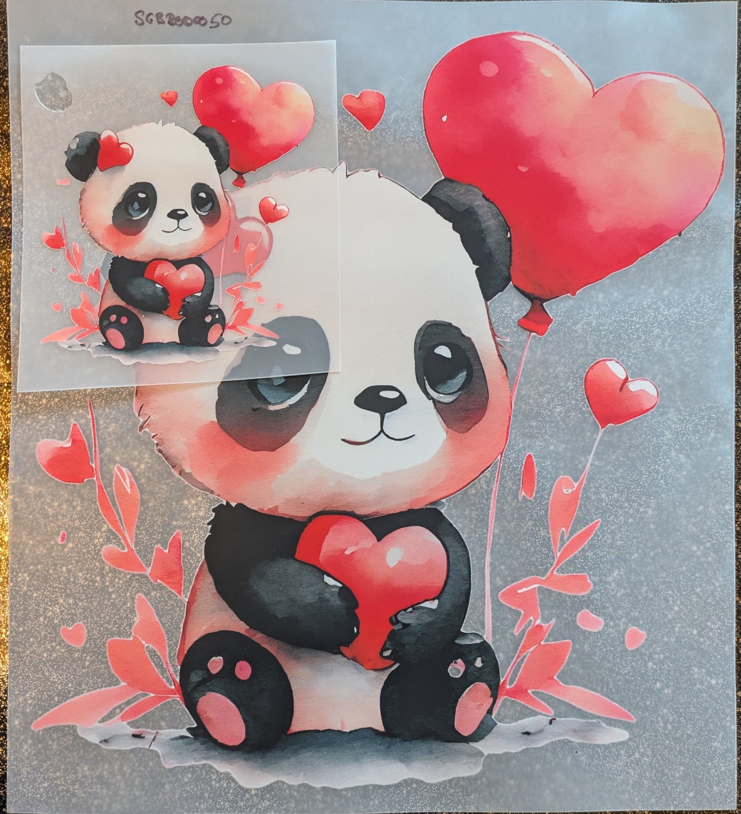 Bügelbilder Set Panda SGBB000050