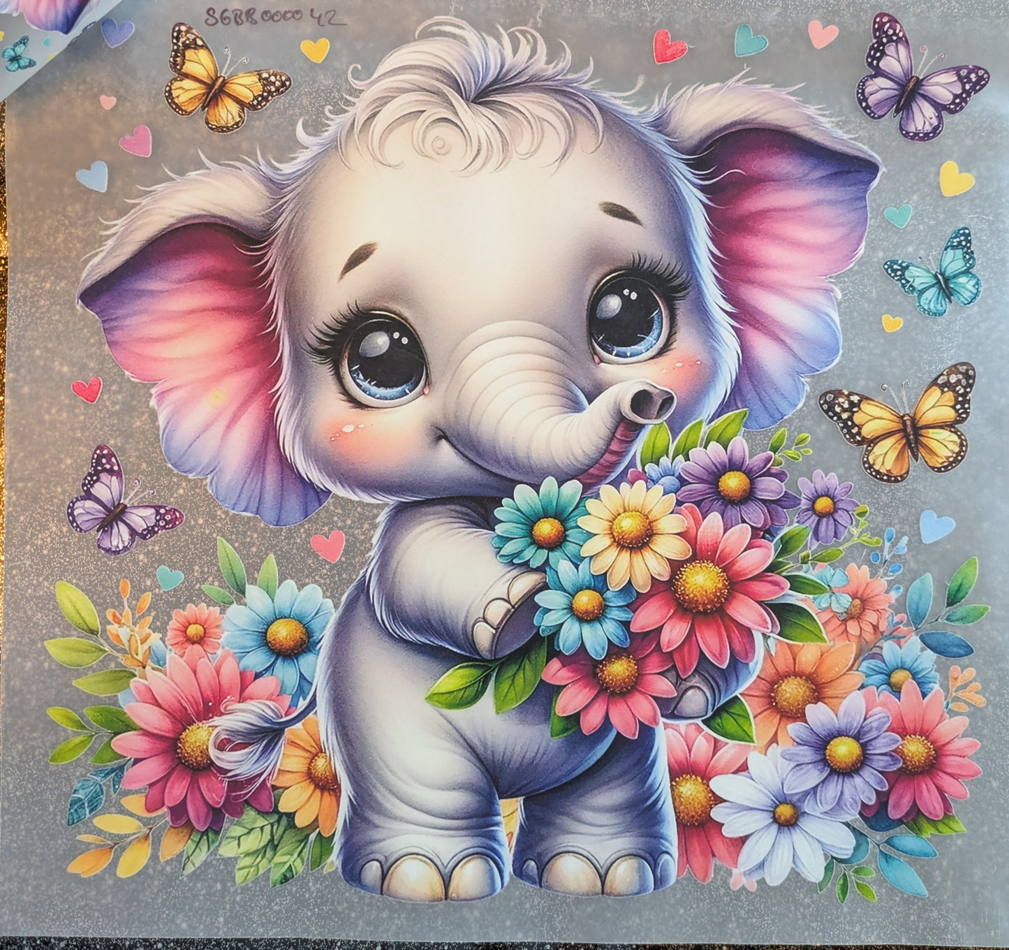 Bügelbilder Set Elefant SGBB000042