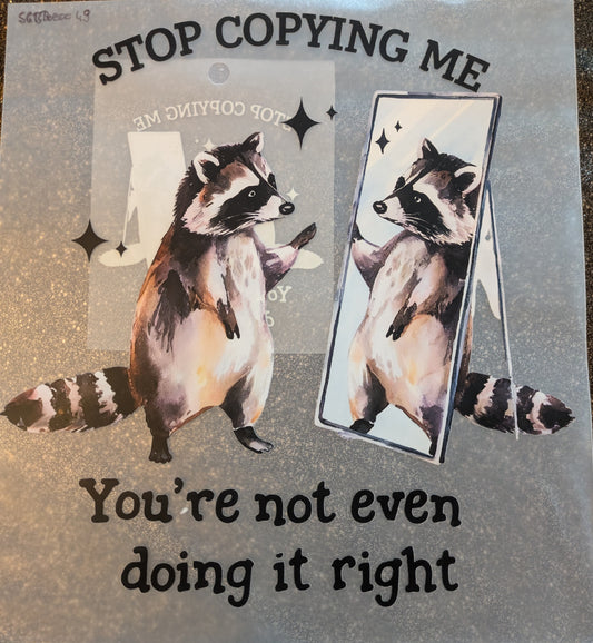 Bügelbilder Set Stop Copying Me SGBB000052