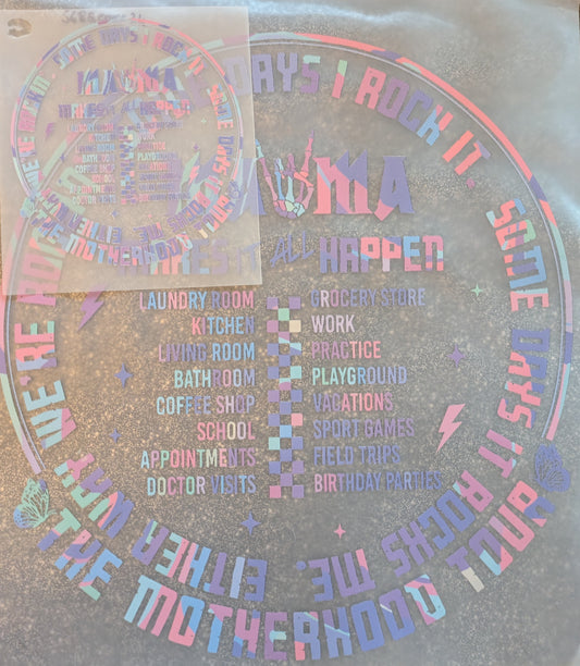 Bügelbilder Set Rock Mama SGBB000034