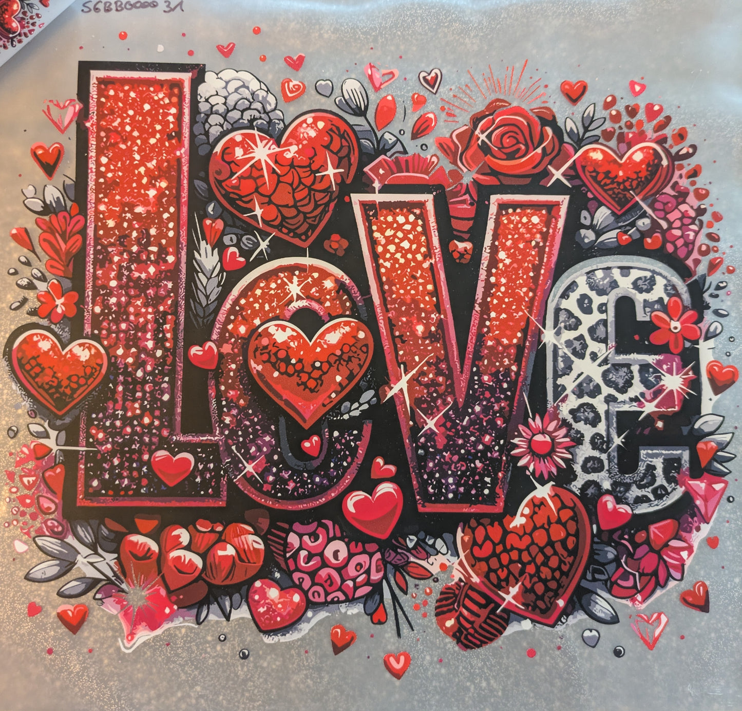 Bügelbilder Set Love SGBB000031