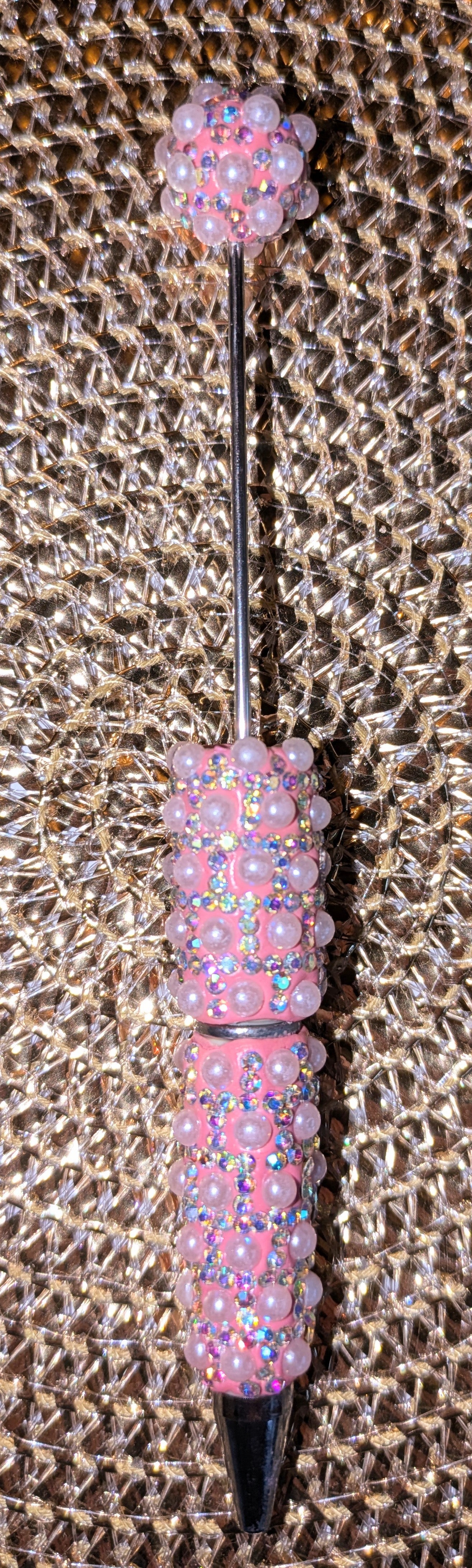 Aufwendig Handgestaltete Kugelschreiber Perlen & Strass