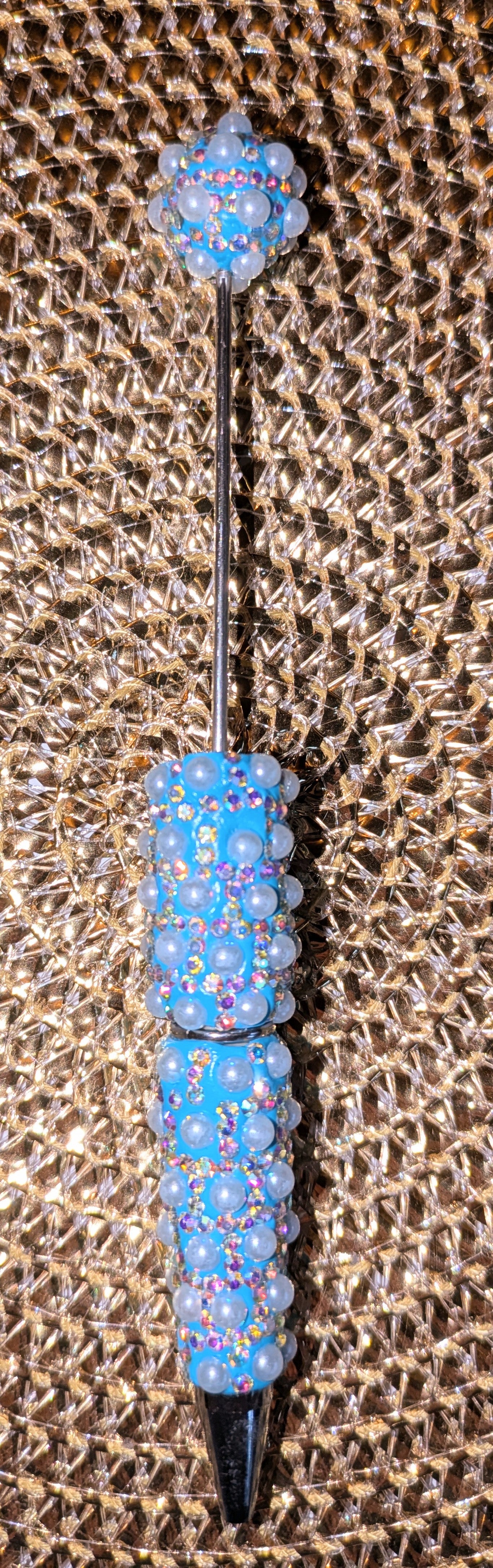 Aufwendig Handgestaltete Kugelschreiber Perlen & Strass