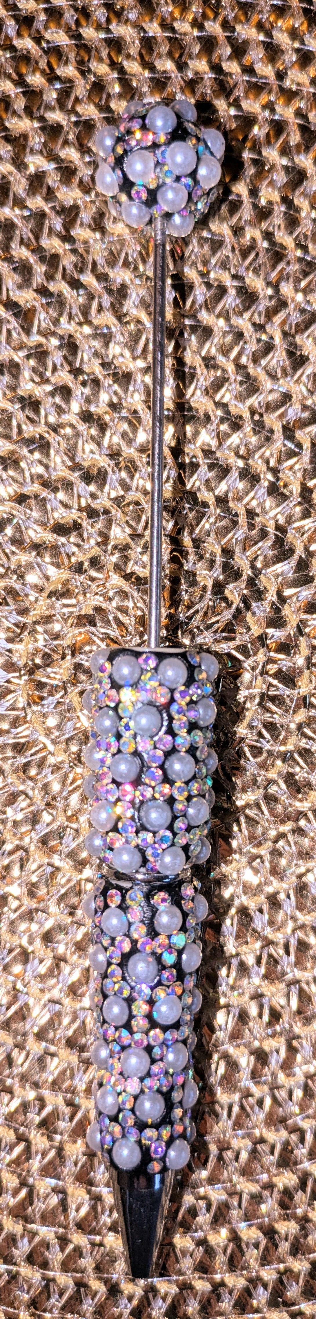 Aufwendig Handgestaltete Kugelschreiber Perlen & Strass