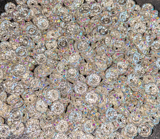 Spacer 10 mm Silber AB