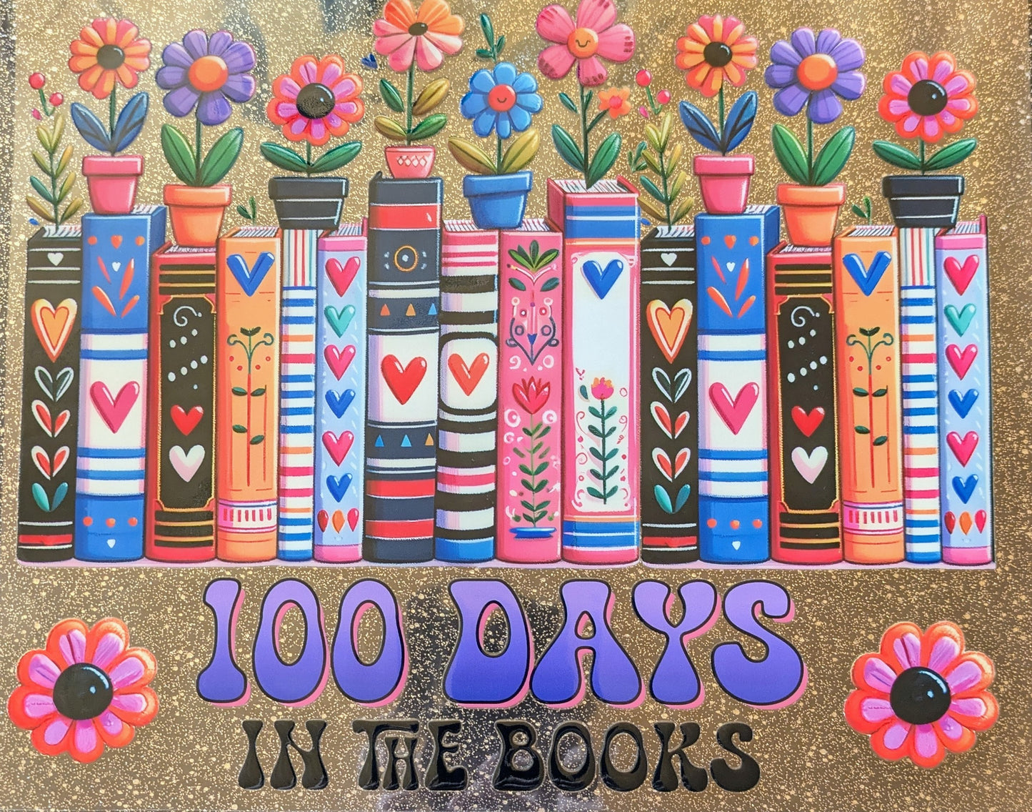 20 Oz Aufkleber 100 Days in the Books