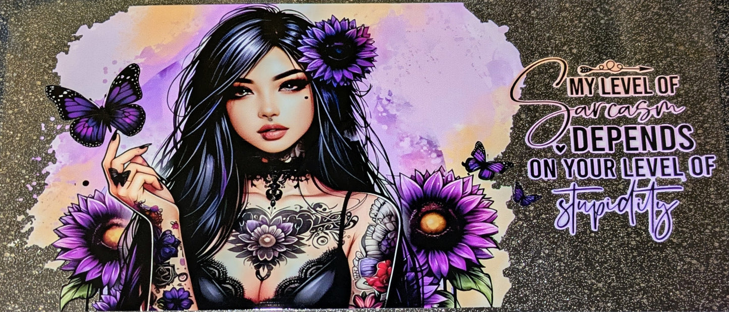 16 Oz Sticker Tatoogirl Sacasmus