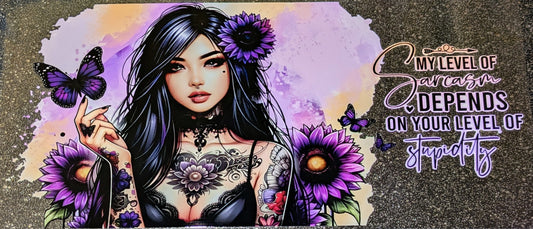 16 Oz Sticker Tatoogirl Sacasmus