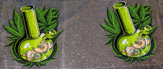 16 Oz Sticker Bong Stoned Maus Ratte Hanf 16 Oz Sticker Halloween Zombie Schleife CS000120