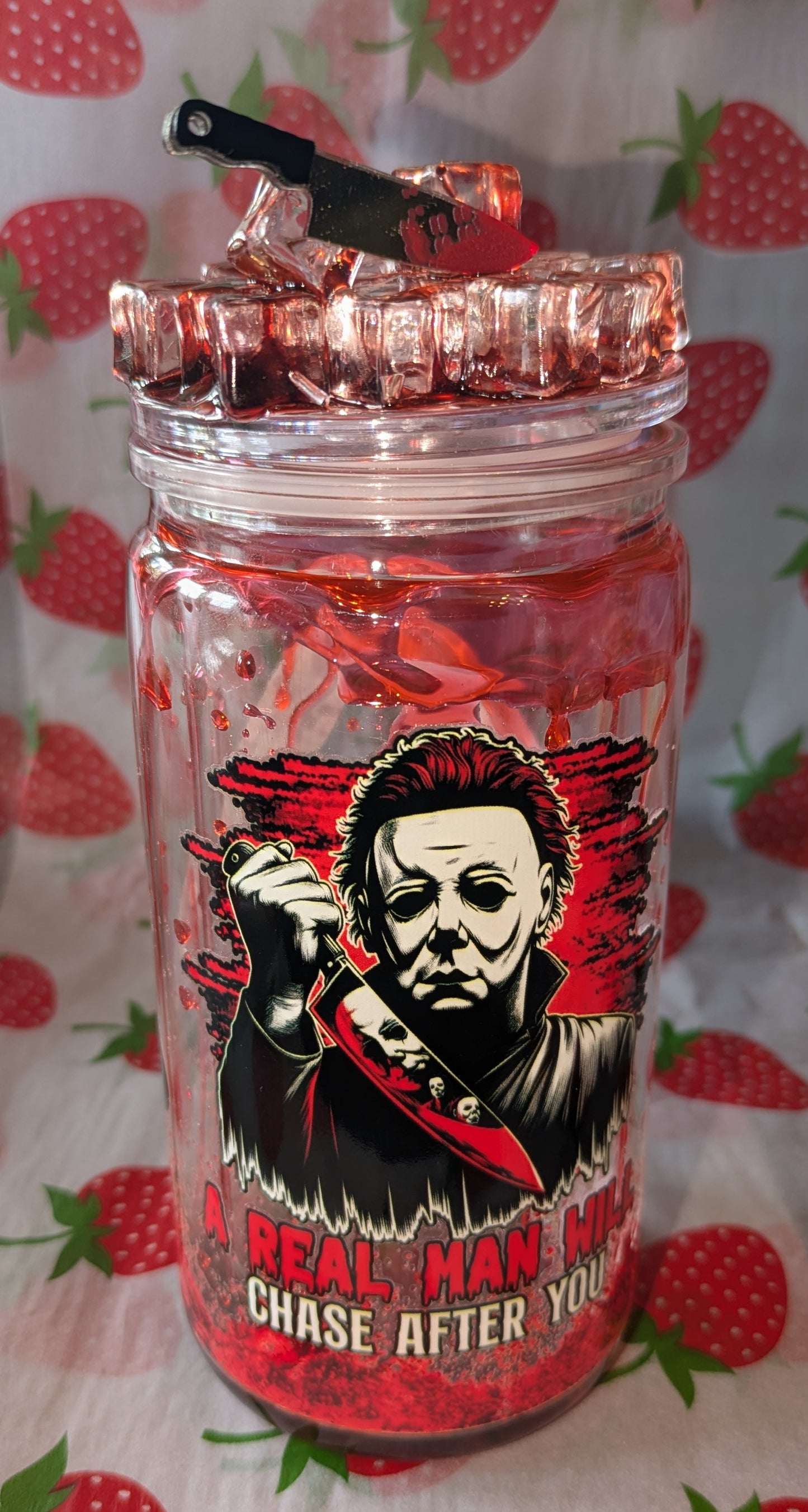 A Real Men Horror Blut Becher