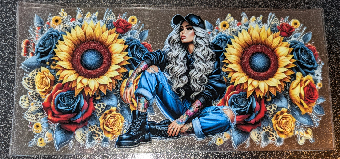 16 Oz Sticker Tatoogirl Boots