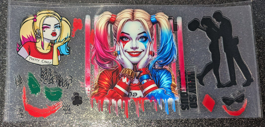 16 Oz Sticker Harley Quinn CS000111