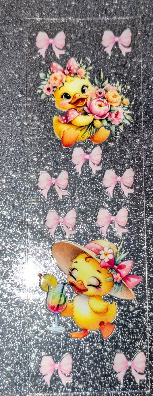 Kulisticker Sticker für Lesezeiche Enten Kücken