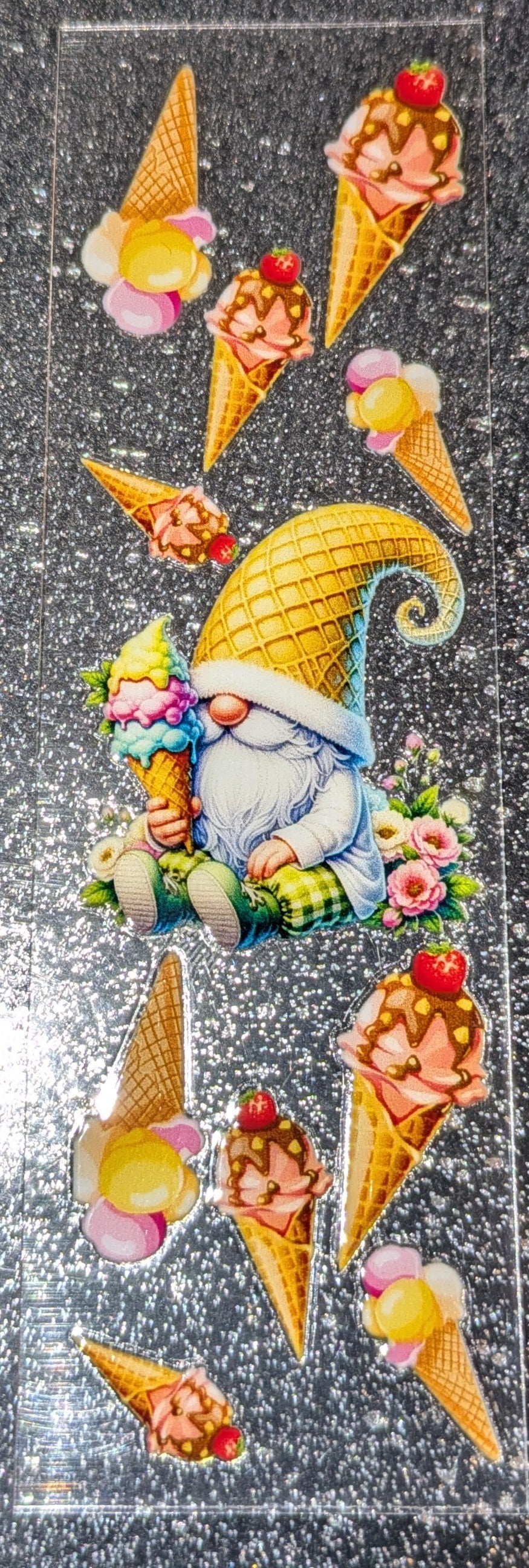 Kulisticker Sticker für Lesezeiche Waffel Zwerg