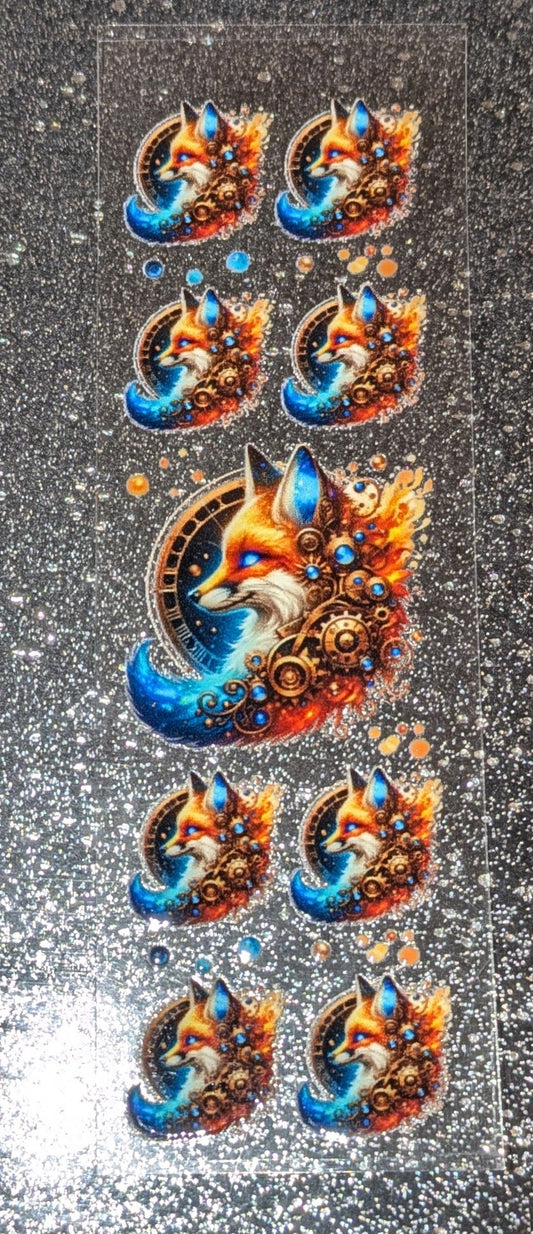 Kulisticker Sticker für Lesezeichen Fuchs