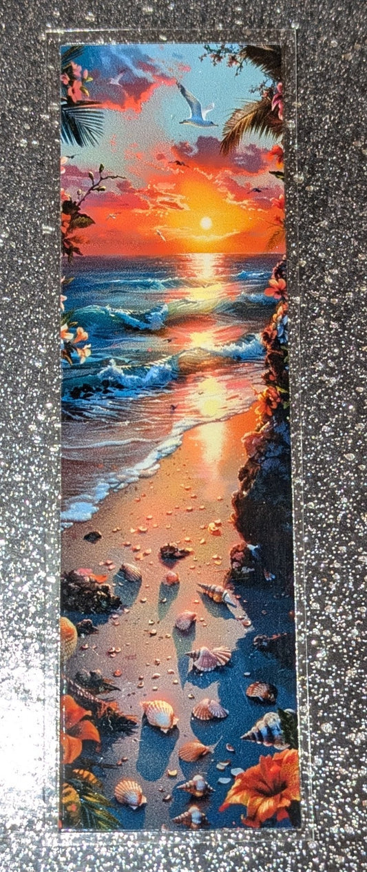 Kulisticker Sticker für Lesezeichen Strand