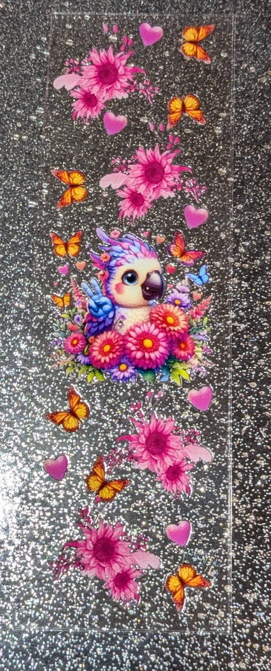 Kulisticker Sticker für Lesezeiche Kakadu