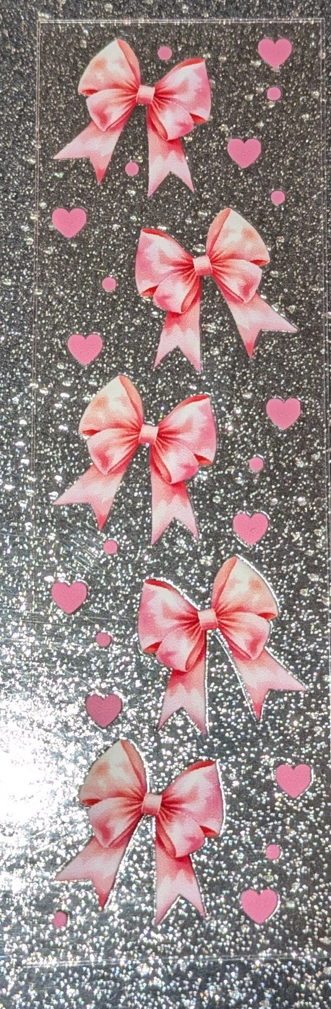 Kulisticker Sticker für Lesezeichen Schleifen pink