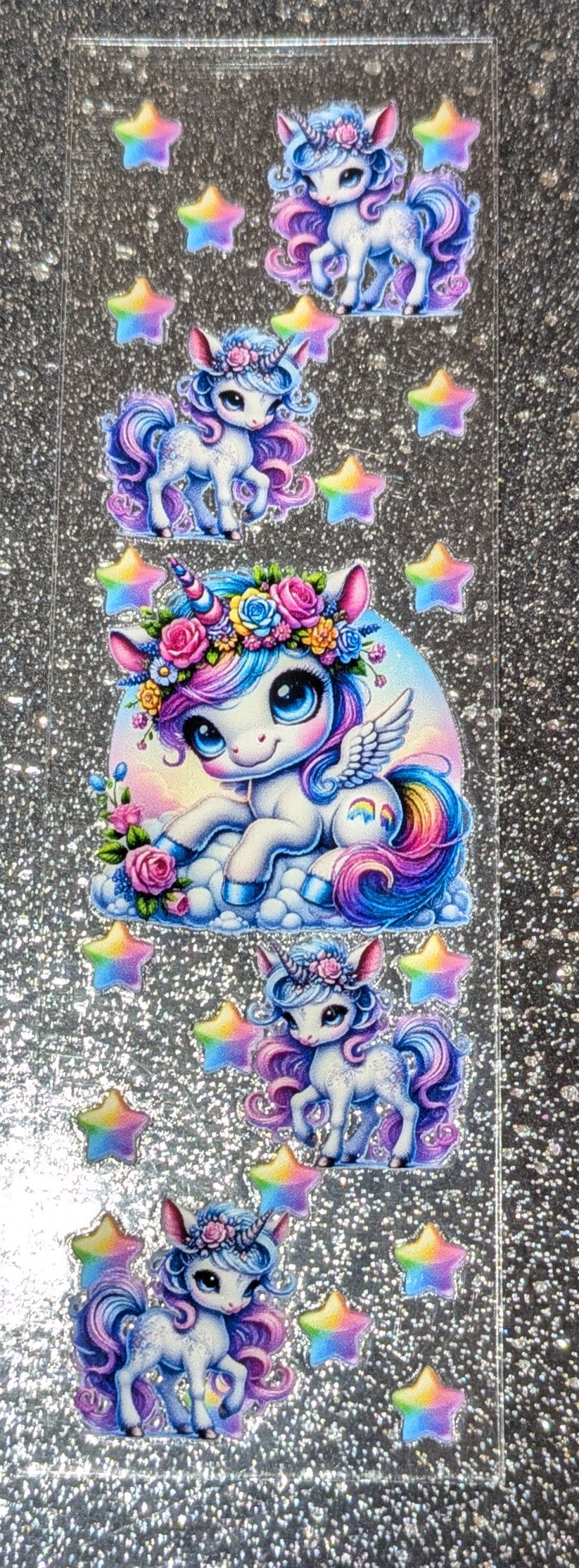 Kulisticker Sticker für Lesezeichen Einhorn