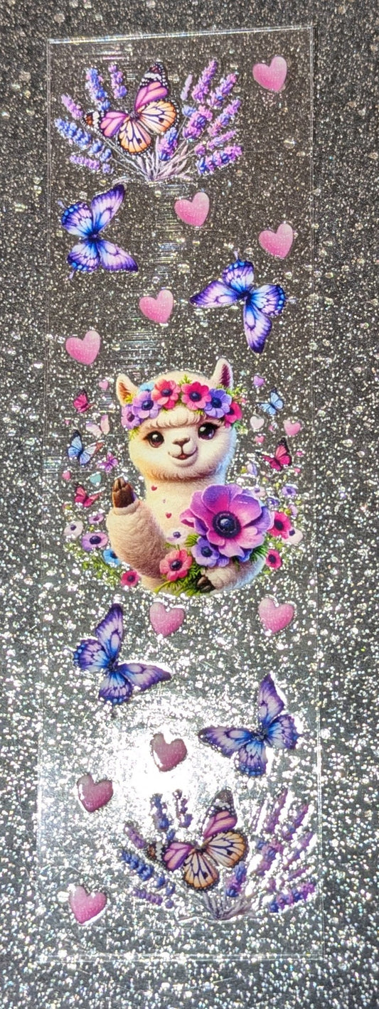 Kulisticker Sticker für Lesezeichen Alpaka