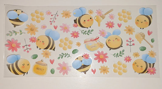 16 Oz Sticker Bienen CS000004