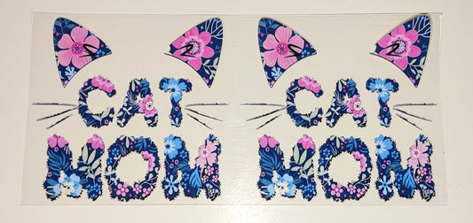 16 Oz Sticker Cat Mom CS000005