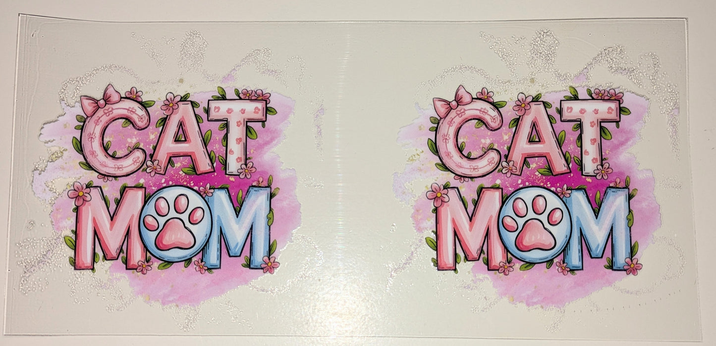 16 Oz Sticker Cat Mom CS000006