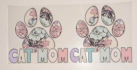16 Oz Sticker Cat Mom CS000008