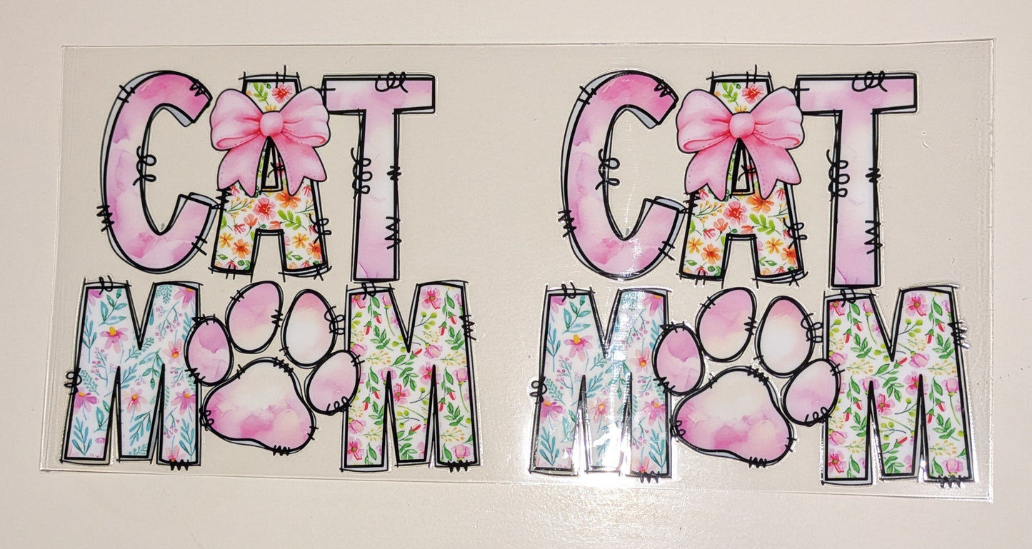 16 Oz Sticker Cat Mom CS000010