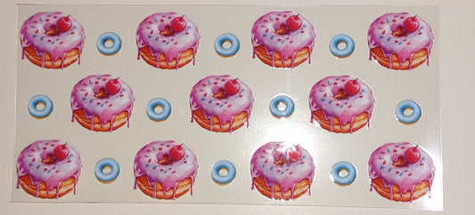 16 Oz Sticker Dougnuts CS000019