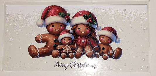 16 Oz Sticker Lebkuchen Mann Frau Kind Familie CS000029