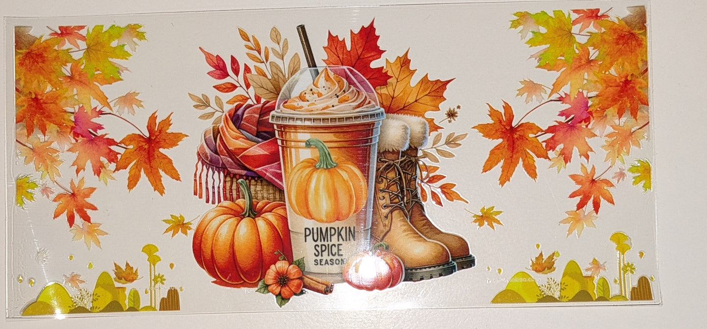 16 Oz Sticker Pumpkin Spice Season Kürbis CS000035