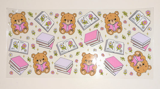 16 Oz Sticker Bär Buch CS000036