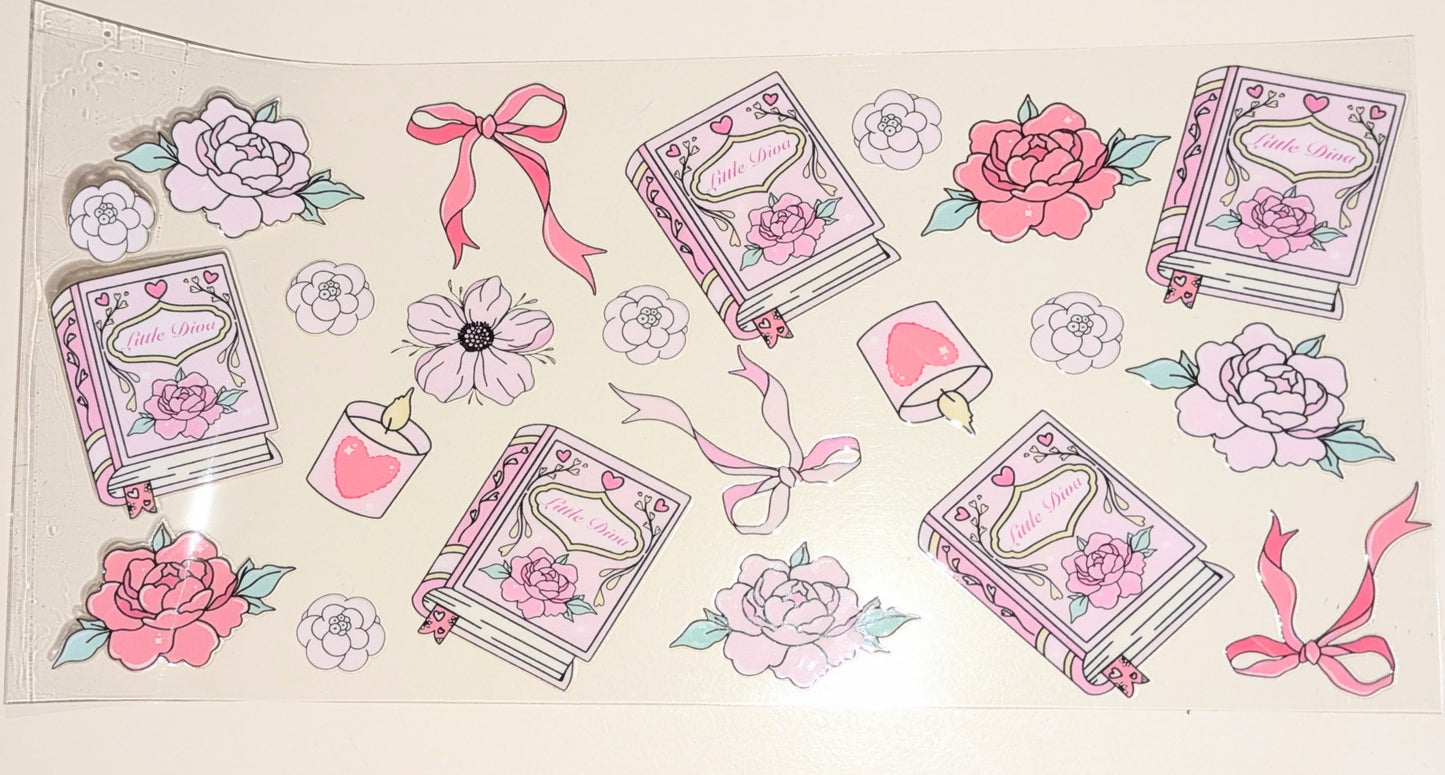 16 Oz Sticker Bücher Buch little Diva CS000042
