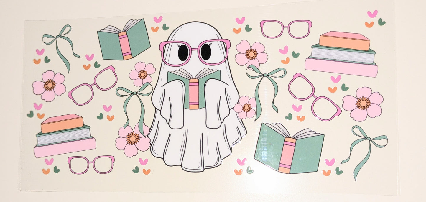 16 Oz Sticker Bücher Buch Geist Gestenst CS000058