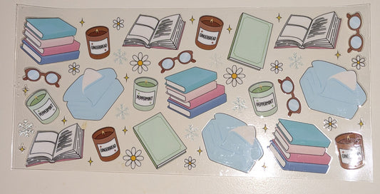 16 Oz Sticker Bücher Buch Peppermint Gingerbread CS000067
